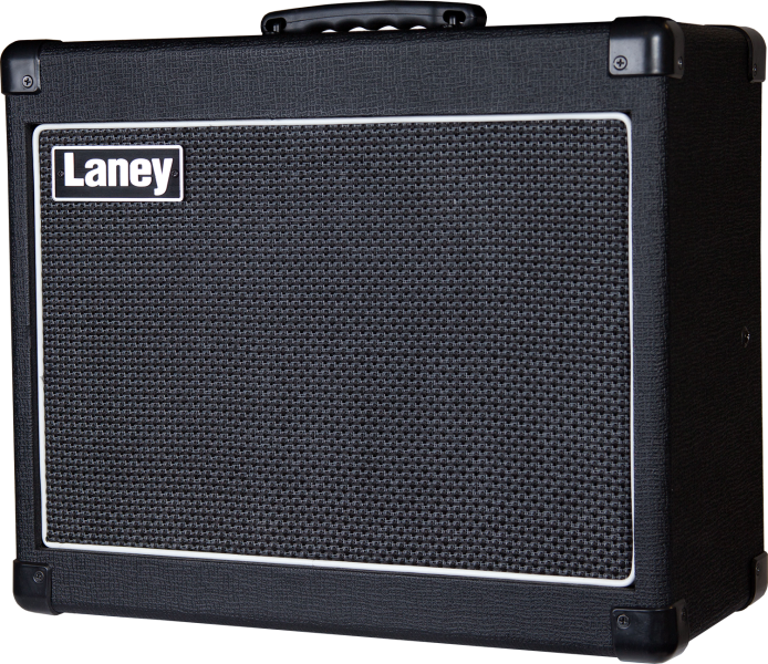 Laney LG35R amp with AUX input and headphone socket, perfect for practice or recording.
