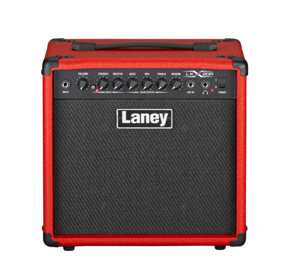 Laney LX15-RED 15W Guitar Combo Amp – Compact Practice Amplifier in Red