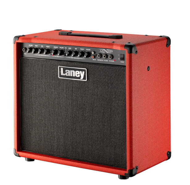 Laney LX65R-RED amp in red, perfect for practice and live performances.
