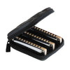 Suzuki Suzuki Manji Major 10-Hole diatonic harmonica 3 keys set with EVA zipper case (G, A, C) - image 1