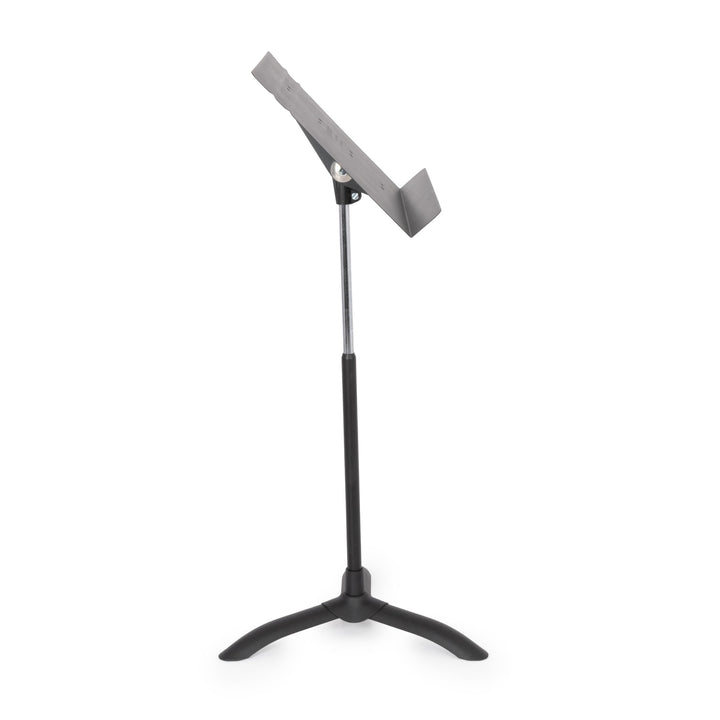 Concertino music stand height adjustment system