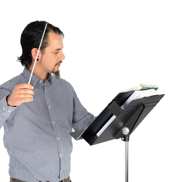 Manhasset Director Music Stand - Heavy-Duty Conductors Stand with Storage (MAN4901)