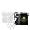 Majestic Prophonic single headed concert tom, black dawn - 14x12 double-headed concert tom on stand