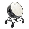 Majestic Concert Black concert bass drum with field stand - 36x22 concert bass drum on field stand