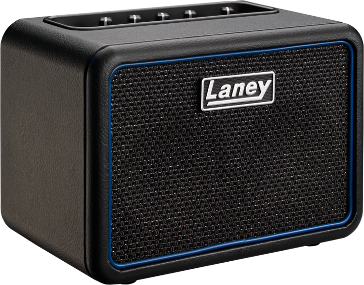 Laney MINI-BASS-NX 6W battery-powered bass amplifier with Tonebridge app subscription
