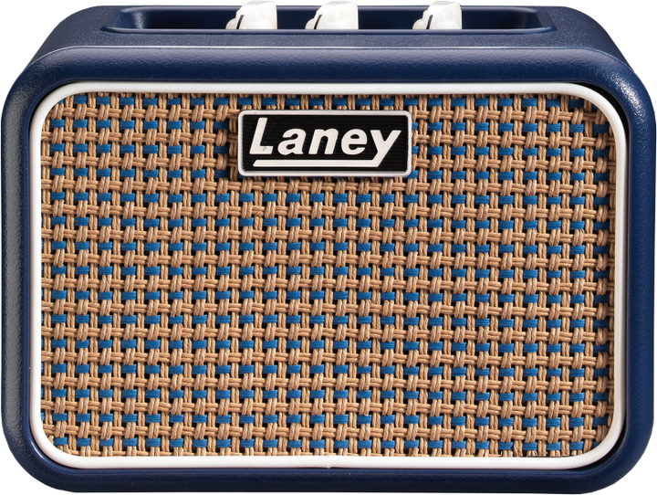 Laney MINI-LION compact battery-powered guitar amp with smartphone interface
