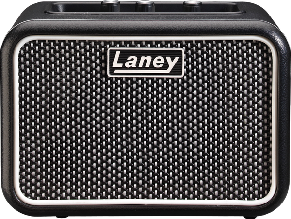 Laney MINI-SUPERG compact battery-powered guitar amp with smartphone interface
