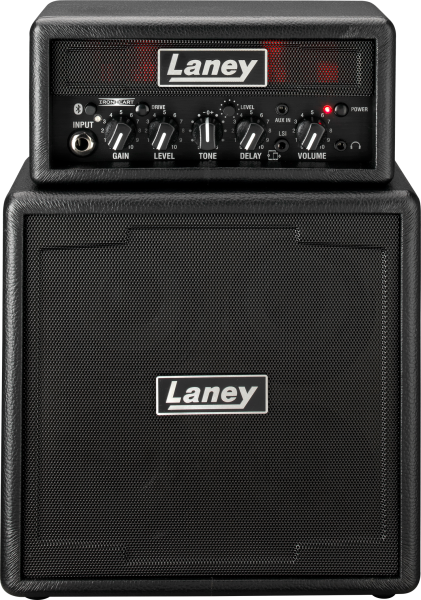 Laney MINISTACK-B-IRON Bluetooth-enabled battery-powered mini stack guitar amp
