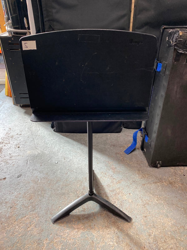 Ex-Hire Wenger Music Stand – Heavy-Duty Black