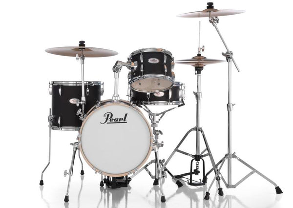 Pearl Midtown 4 Piece Compact Drum Kit Set incl. Hardware Black 