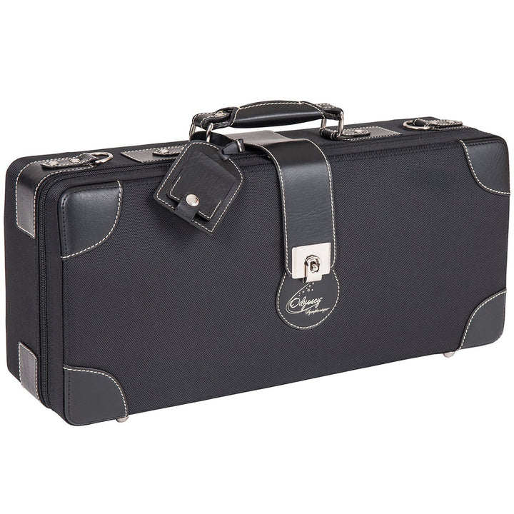 Included Odyssey trumpet case, mouthpiece, and cleaning accessories

