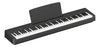 Yamaha P145 Digital Piano - Sleek Black Portable Keyboard with Authentic Sound