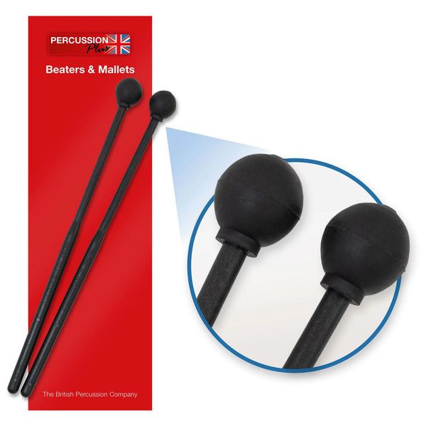 Percussion Plus Percussion Plus medium rubber beaters - pair - image 1