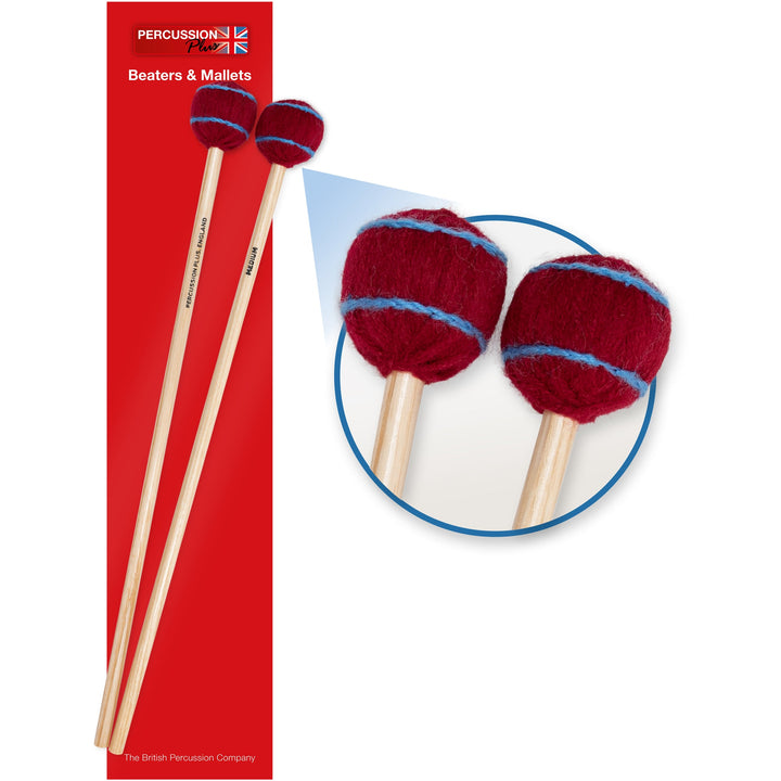 Percussion Plus Percussion Plus pair of wool mallets - medium - image 1