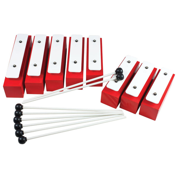 Percussion Plus Percussion Plus 8 note chime bar set supplied with 8 beaters - image 1