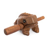 Percussion Plus Percussion Plus Honestly Made mini brown frog guiro and scraper - image 1