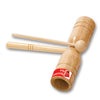 Percussion Plus Percussion Plus double wooden agogo with beater - image 1