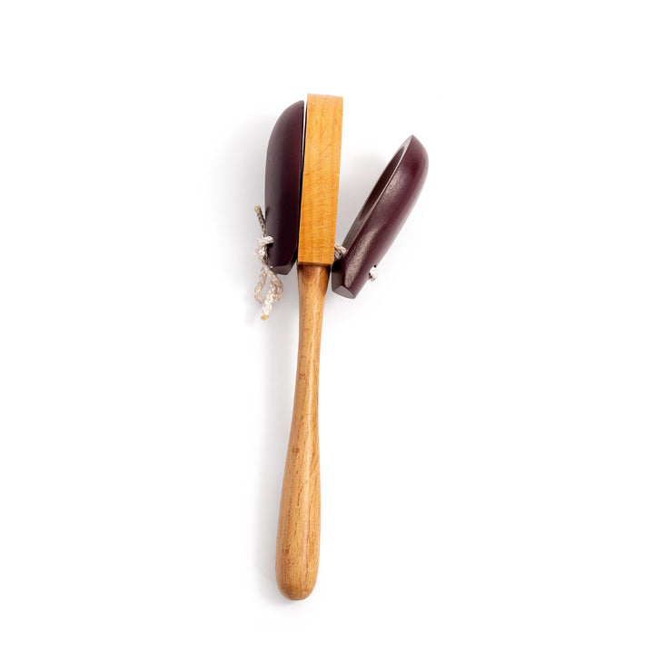 Percussion Plus Percussion Plus wooden castanets with handle - image 3