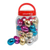 Percussion Plus Percussion Plus tub of 40 egg shakers in mixed metallic colours - image 1