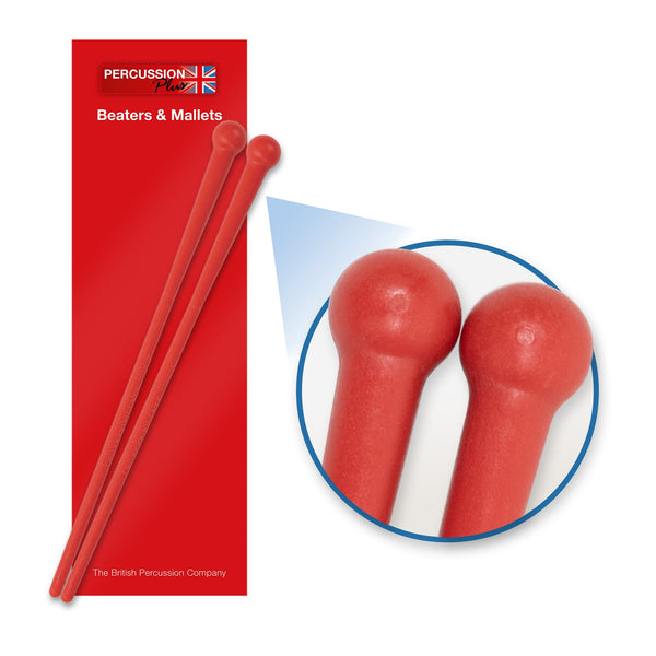 Percussion Plus Percussion Plus PP38411 hard plastic one piece beaters - 1 pair - image 1