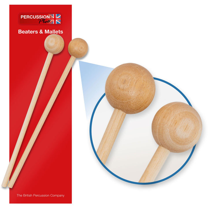 Percussion Plus Percussion Plus wooden beaters pair - image 1