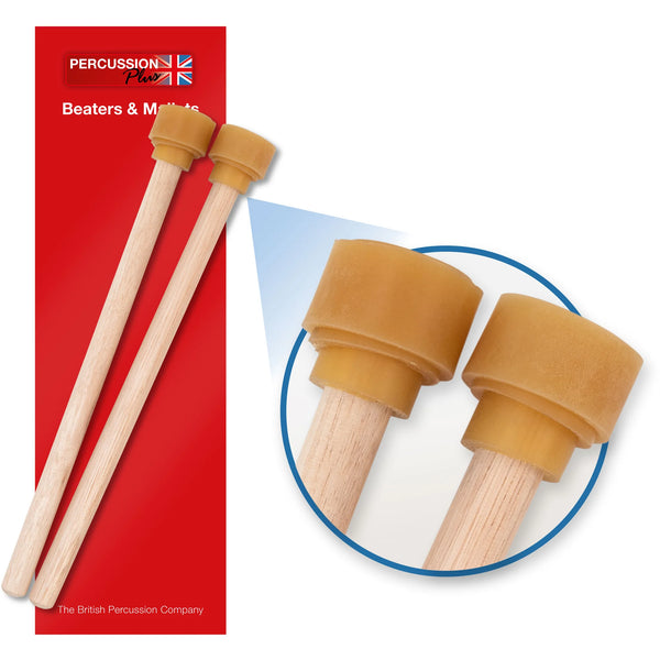 Percussion Plus Cello Steel Pan Sticks – Wooden Mallets with General Tip (PP478)