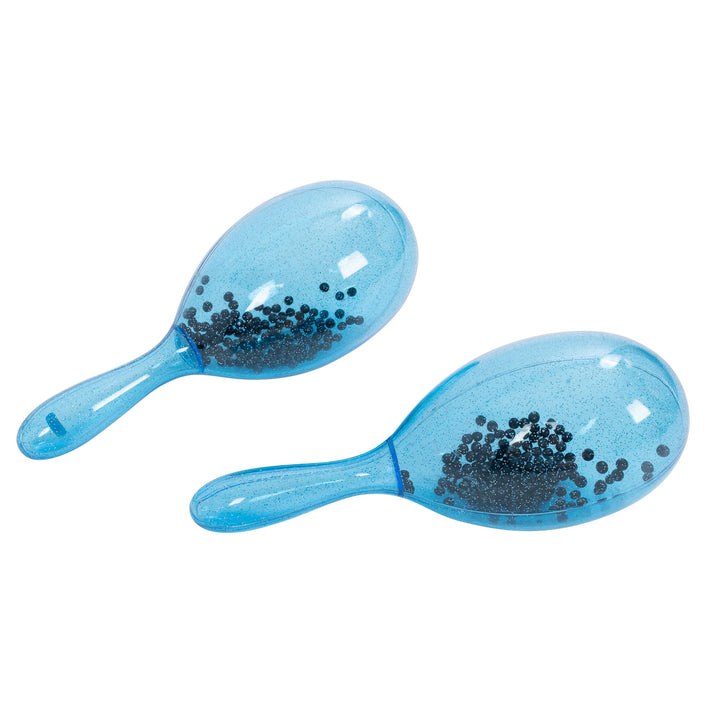 Percussion Plus Percussion Plus transparent maracas - Blue sparkle - image 3