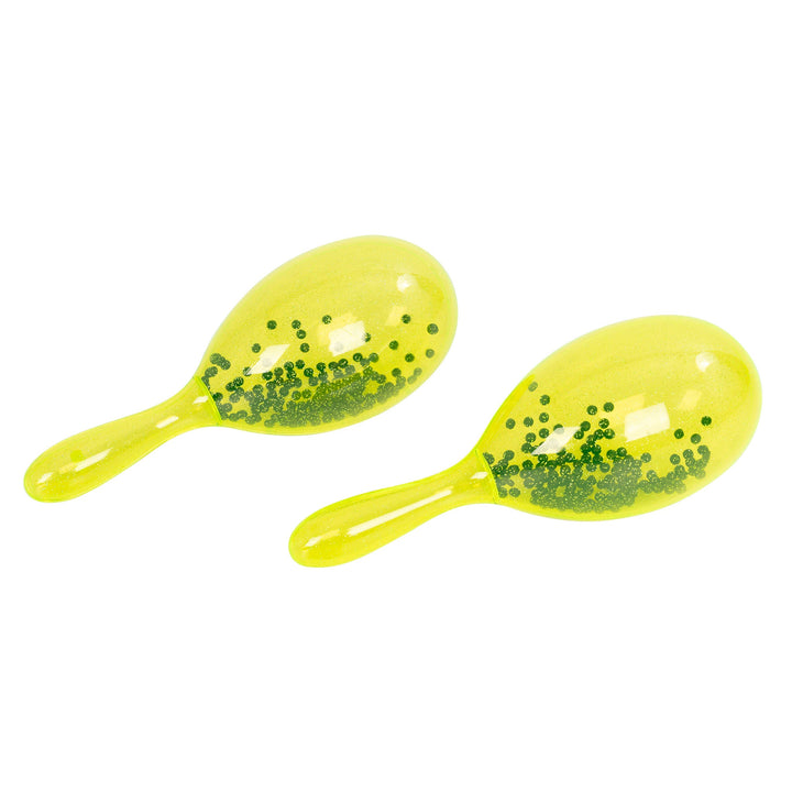 Percussion Plus Percussion Plus transparent maracas - Yellow sparkle - image 3