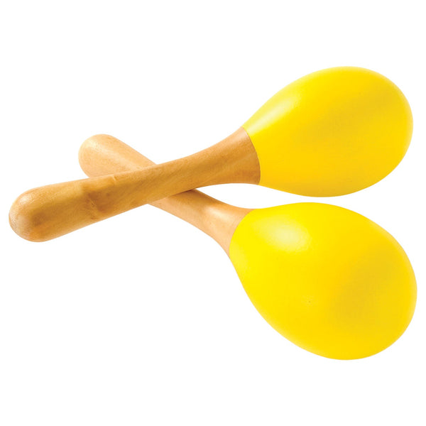 Percussion Plus Percussion Plus wooden maracitos - Yellow - image 1
