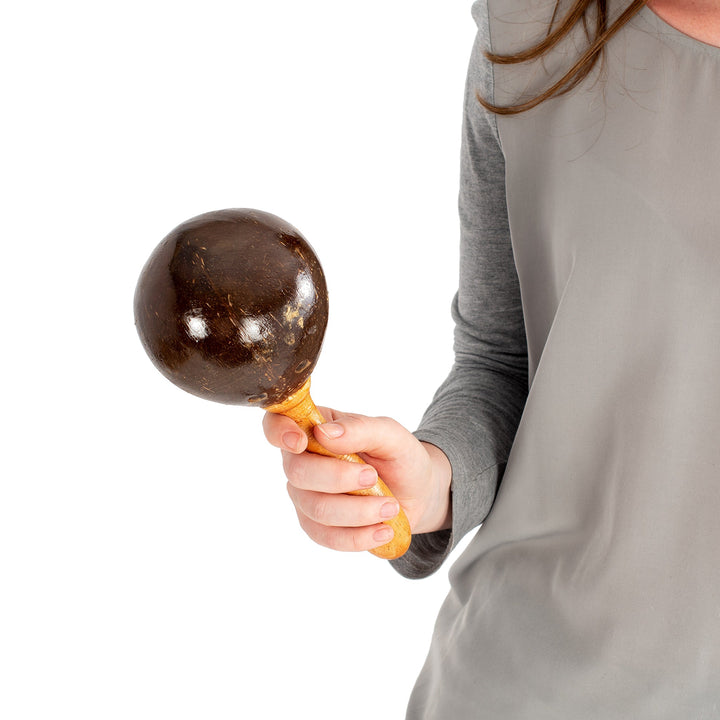 Percussion Plus Percussion Plus Honestly Made Single coconut maraca - image 1