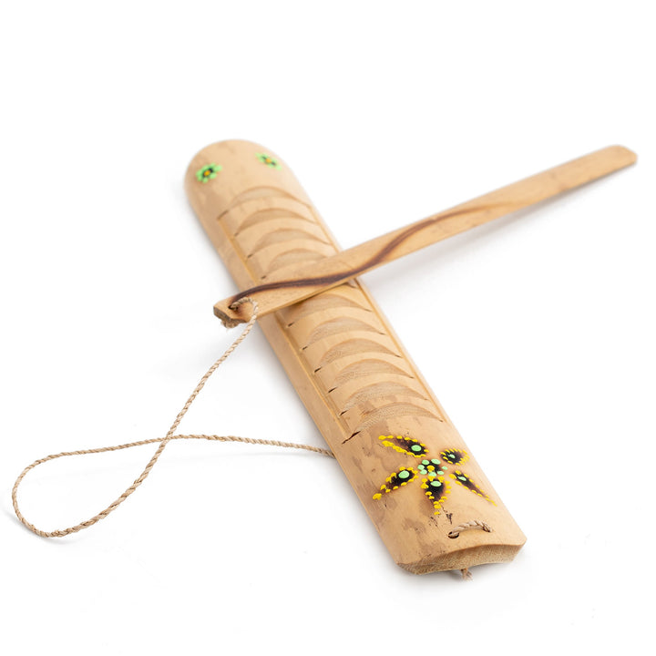 Percussion Plus Percussion Plus Honestly Made Balinese bamboo guiro with scraper - image 5