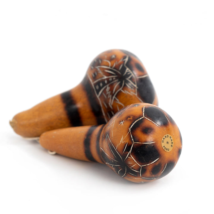 Percussion Plus Percussion Plus Honestly Made Gourd maracas pair - image 5