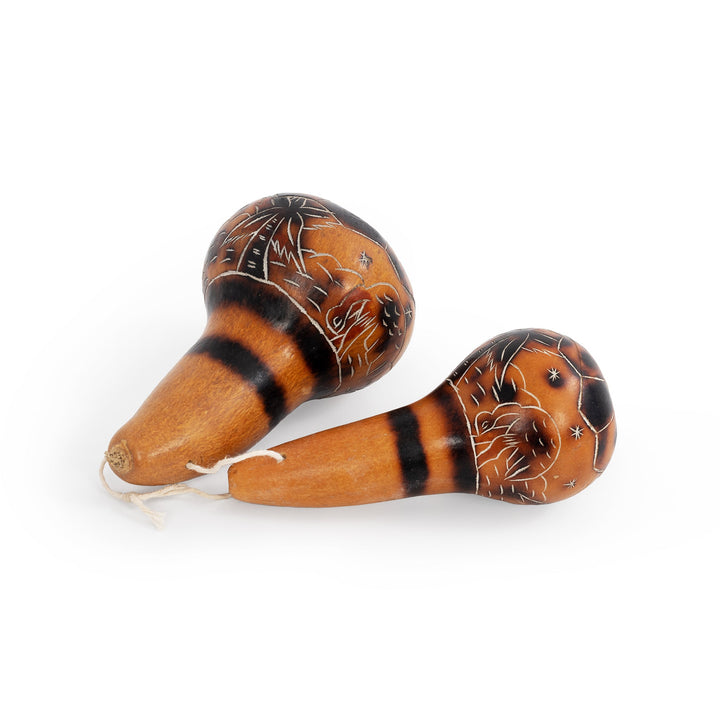 Percussion Plus Percussion Plus Honestly Made Gourd maracas pair - image 2