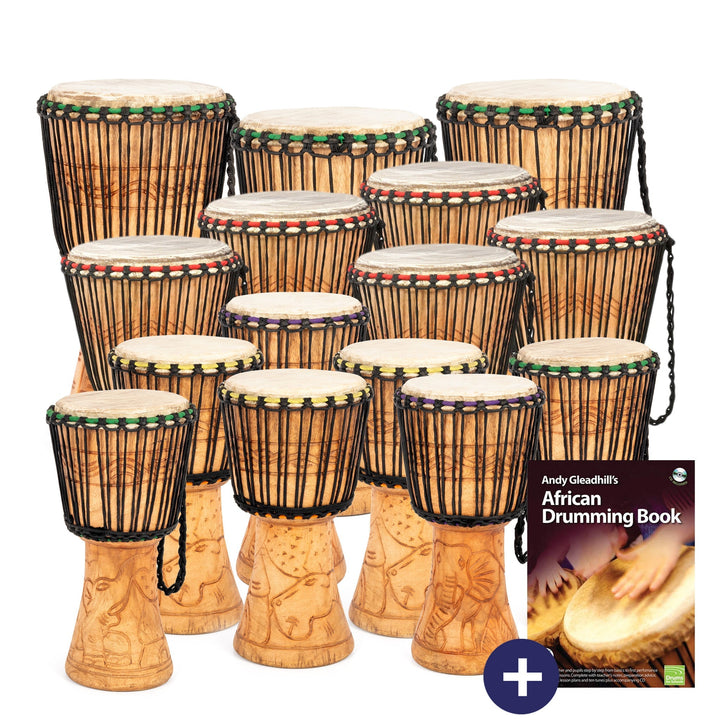 Percussion Plus Percussion Plus Ghanaian djembe 15 player pack for secondary education - image 1