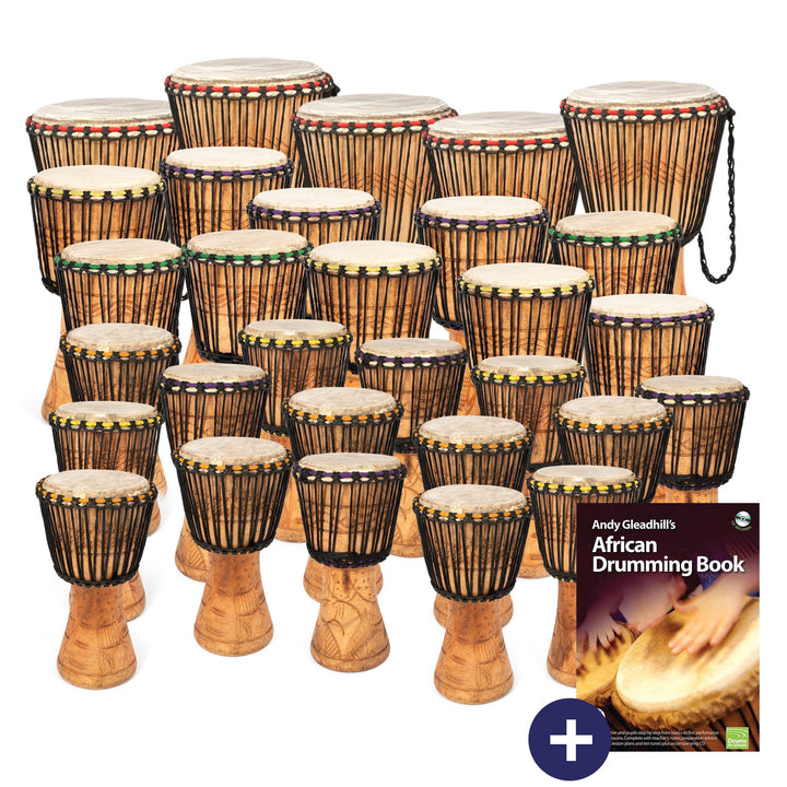 Percussion Plus Percussion Plus Ghanaian djembe 30 player pack for primary education - image 1