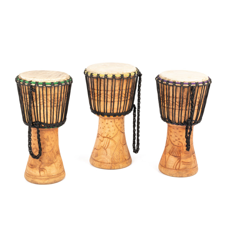 Percussion Plus Percussion Plus Honestly Made Ghanaian djembe - rope tuned - 8 inch (head) - image 2