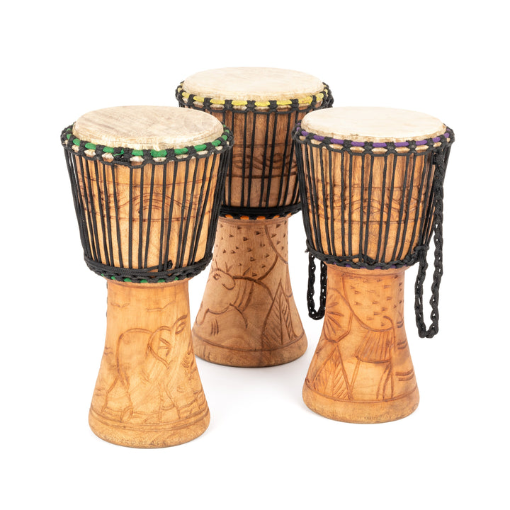 Percussion Plus Percussion Plus Honestly Made Ghanaian djembe - rope tuned - 8 inch (head) - image 3