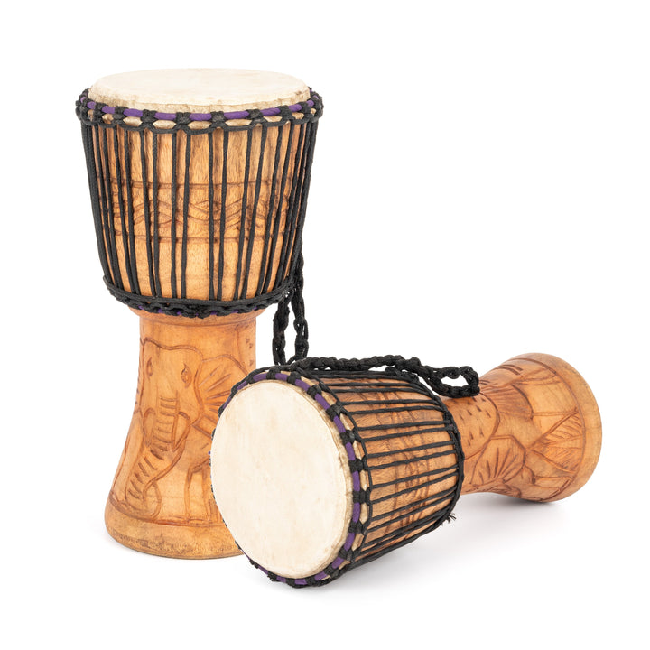 Percussion Plus Percussion Plus Honestly Made Ghanaian djembe - rope tuned - 8 inch (head) - image 4