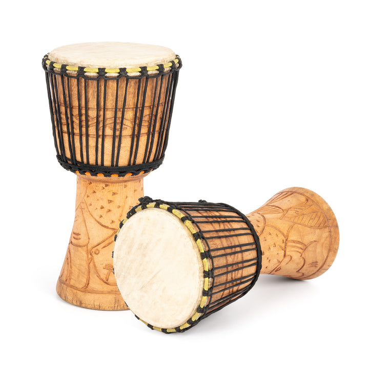 Percussion Plus Percussion Plus Honestly Made Ghanaian djembe - rope tuned - 8 inch (head) - image 5