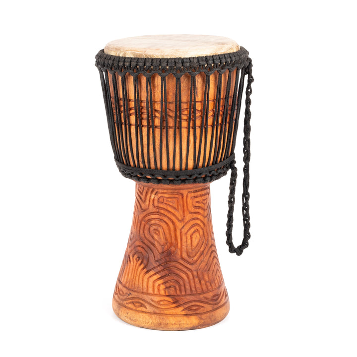 Percussion Plus Percussion Plus Honestly Made Ghanaian superior djembe - 9 inch (head) - image 2