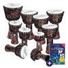 Percussion Plus Percussion Plus Carnival Slap Djembe 10 pack – rope tuned - image 1