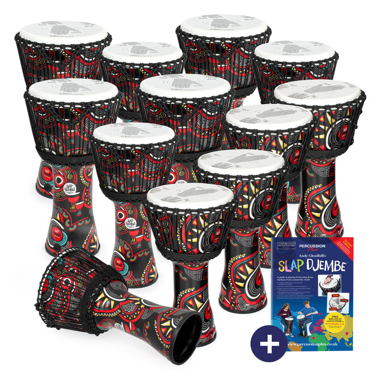 Percussion Plus Percussion Plus Carnival Slap Djembe secondary 12 pack - rope tuned - image 1