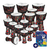 Percussion Plus Percussion Plus Carnival Slap Djembe 15 pack – rope tuned - image 1