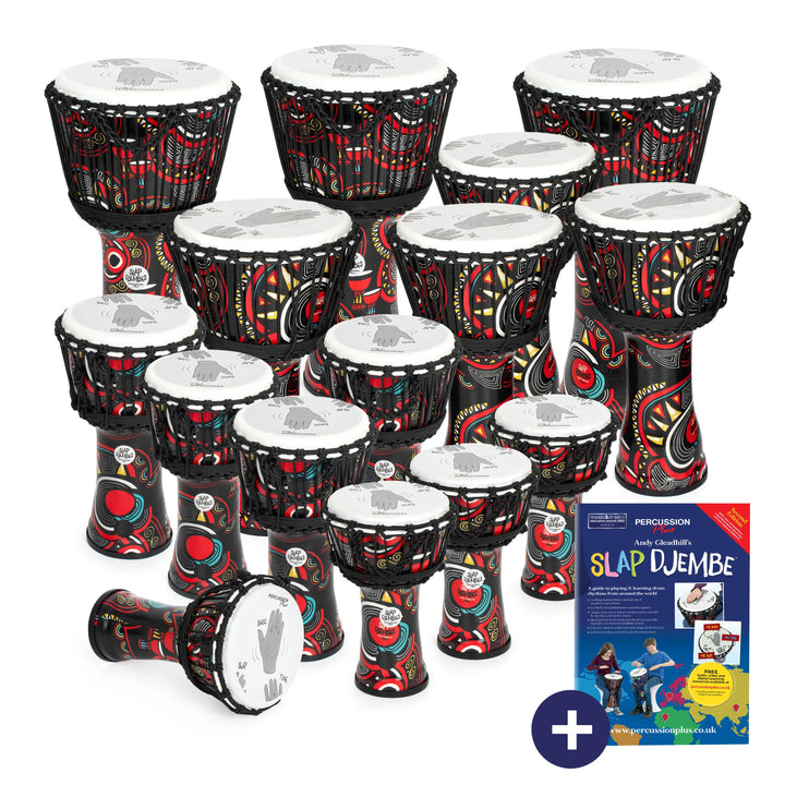 Percussion Plus Percussion Plus Carnival Slap Djembe 15 pack – rope tuned - image 1
