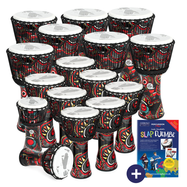 Percussion Plus Percussion Plus Carnival Slap Djembe secondary 16 pack - rope tuned - image 1