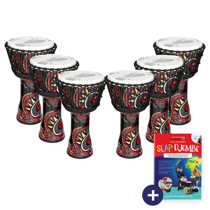 Percussion Plus Percussion Plus Carnival Slap Djembe 6 x 7" pack - rope tuned - image 1
