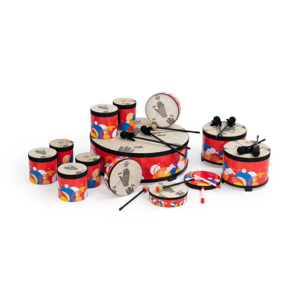 Percussion Plus Percussion Plus Slap drumming - KidZ pack of 10 drums - image 1