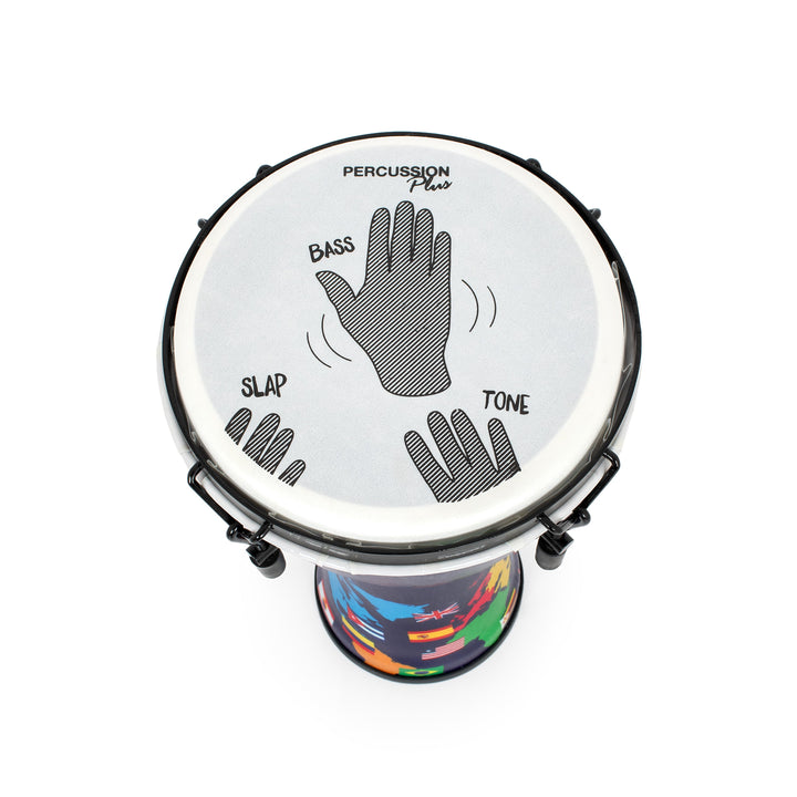 Percussion Plus Percussion Plus World Slap Djembe mechanically tuned - 8 inch - image 5