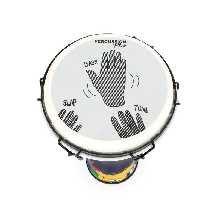 Percussion Plus Percussion Plus World Slap Djembe mechanically tuned - 10 inch - image 5