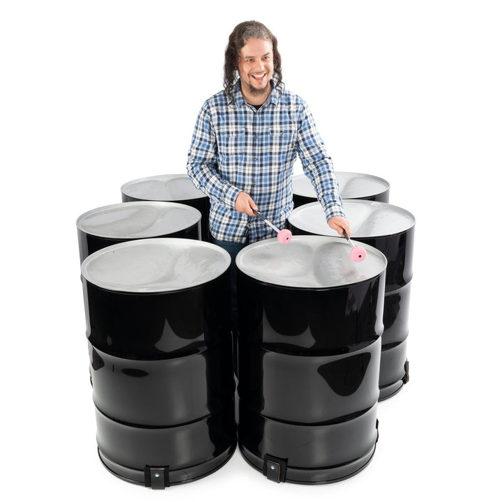 Percussion Plus Percussion Plus Hammer Series six bass steel pans - painted finish - image 5